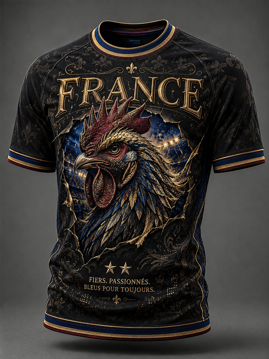 T-shirt manches courtes France Football pour homme