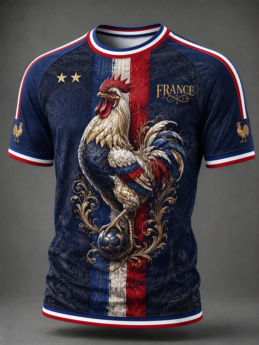 T-shirt manches courtes France Football pour homme