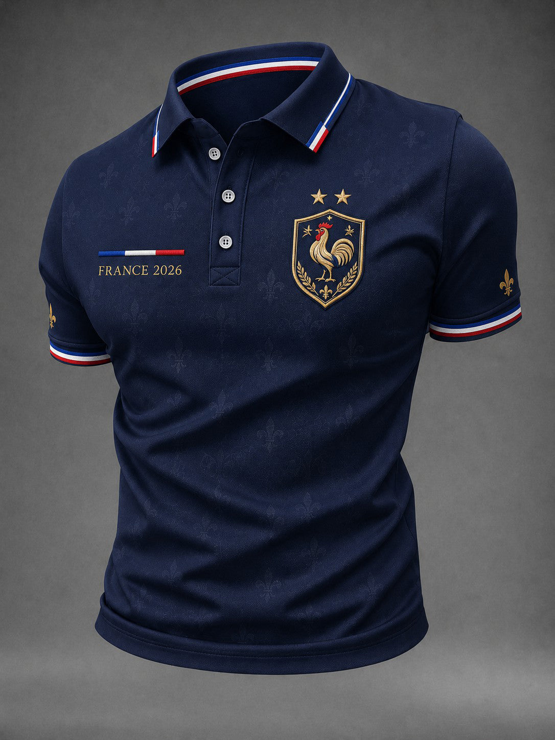 Chemise pour hommes imprimée France Football