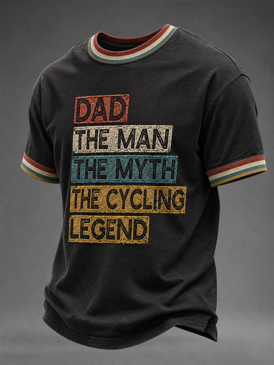 T-shirt pour hommes: Le Papa, l’Homme, le Mythe, la Légende du Cyclisme