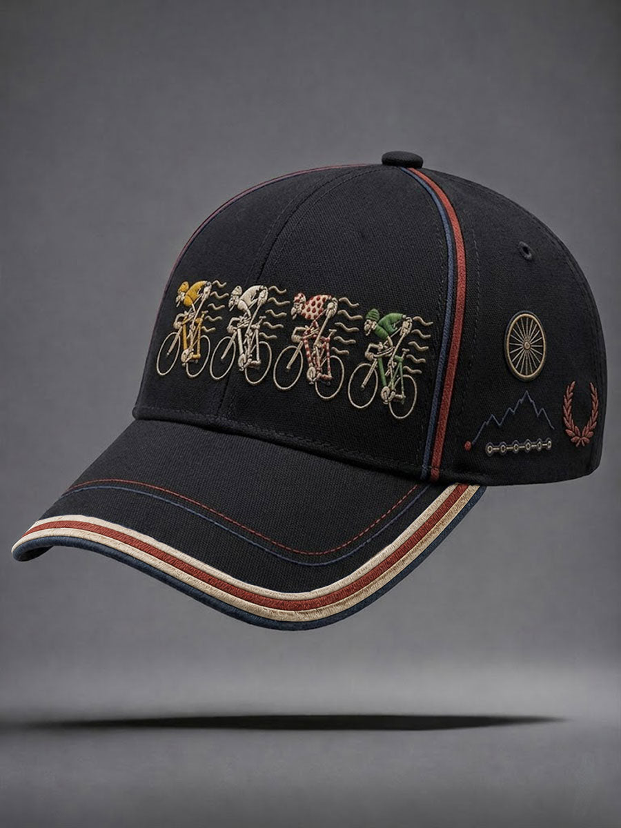 Casquette vélo squelette unisexe
