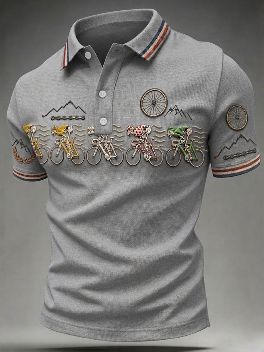 Maillot de cyclisme pour homme, modèle skeleton