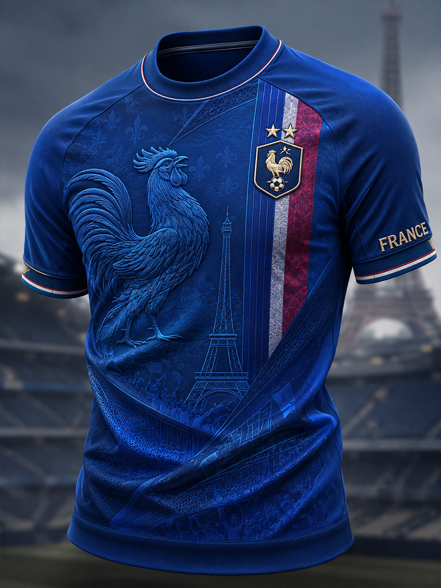 T-shirt manches courtes France Football pour homme
