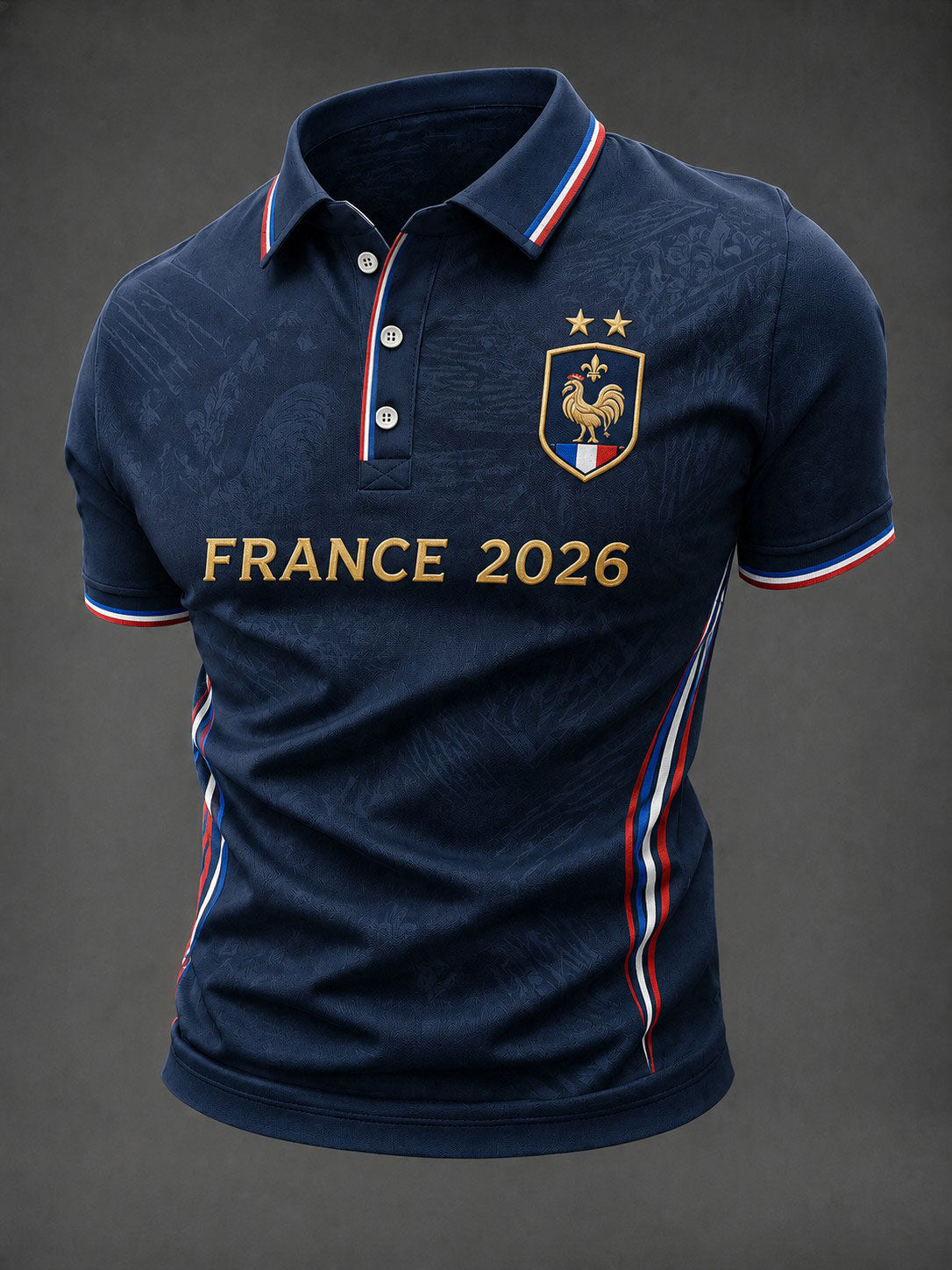 Chemise pour hommes imprimée France Football