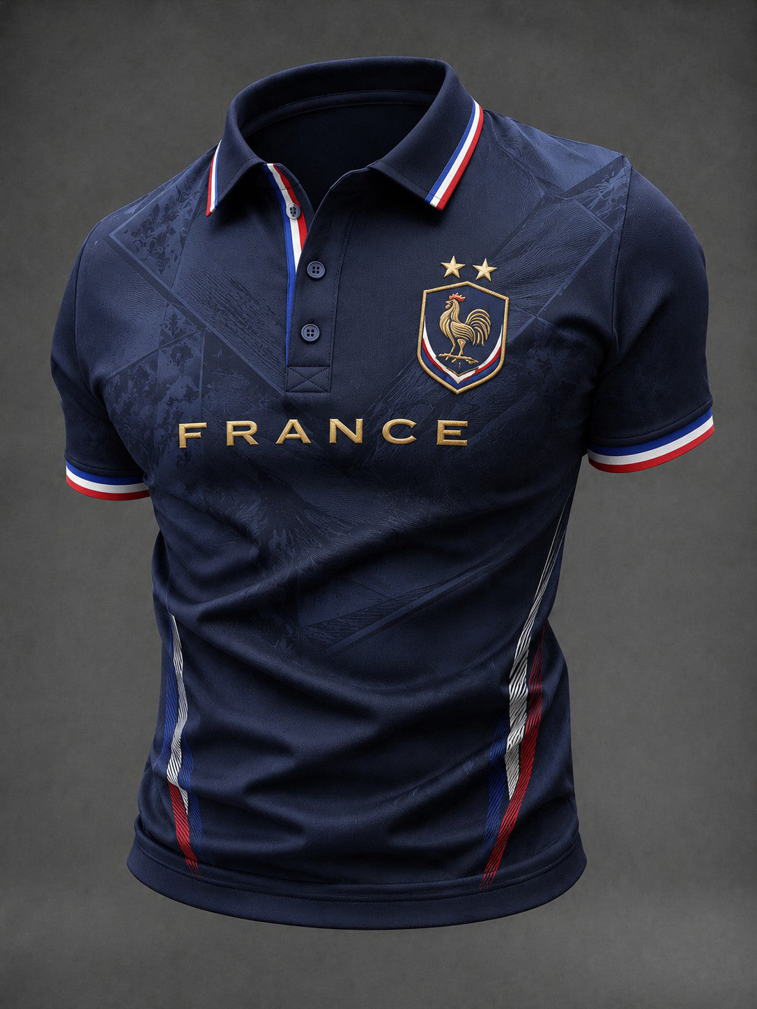 Chemise pour hommes imprimée France Football