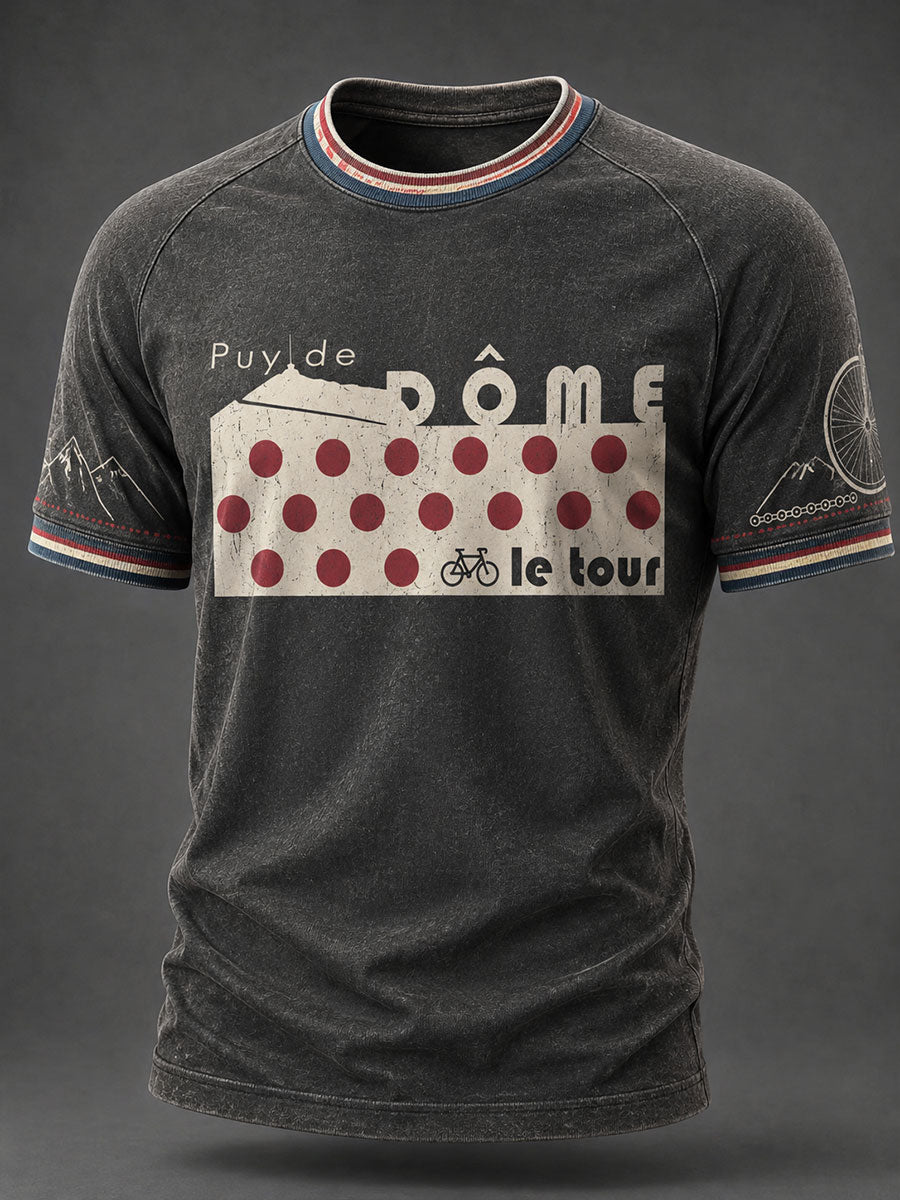 T-shirt manches courtes Le Tour pour homme