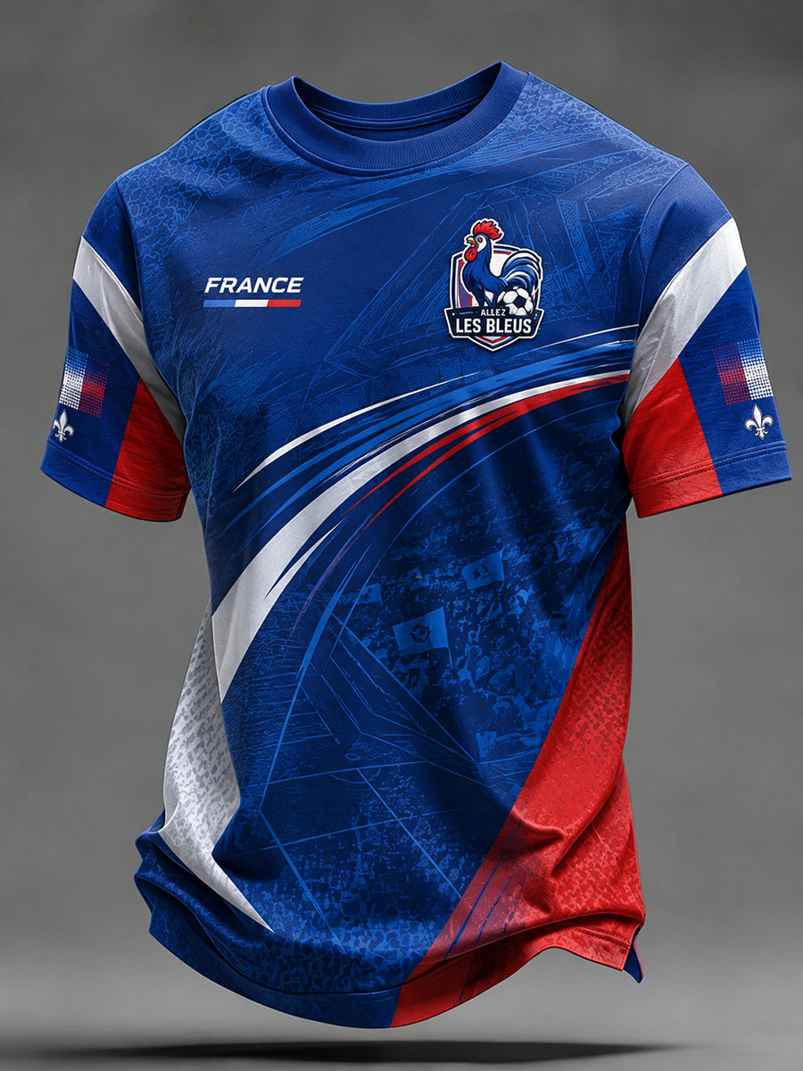 T-shirt manches courtes France Football pour homme