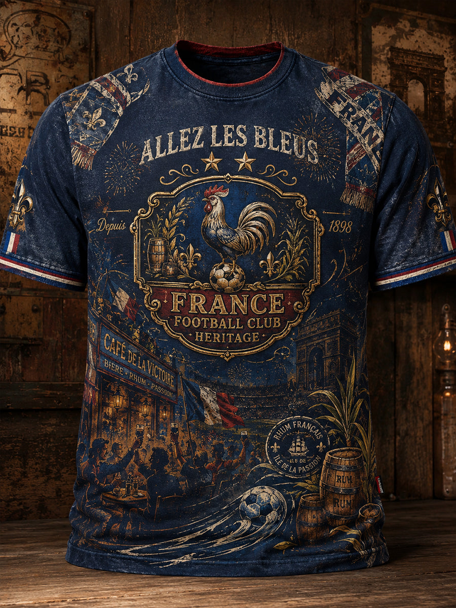 T-shirt manches courtes France Football pour homme