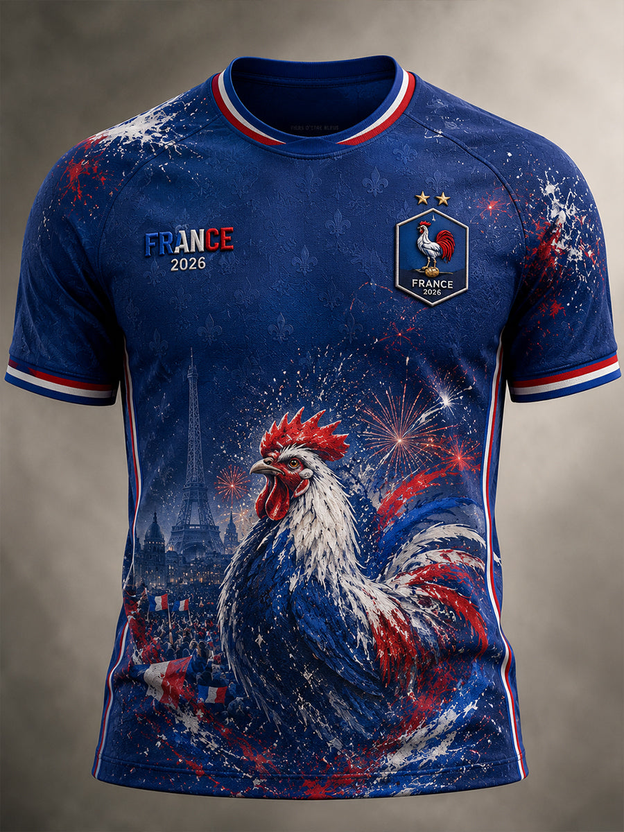 T-shirt manches courtes France Football pour homme