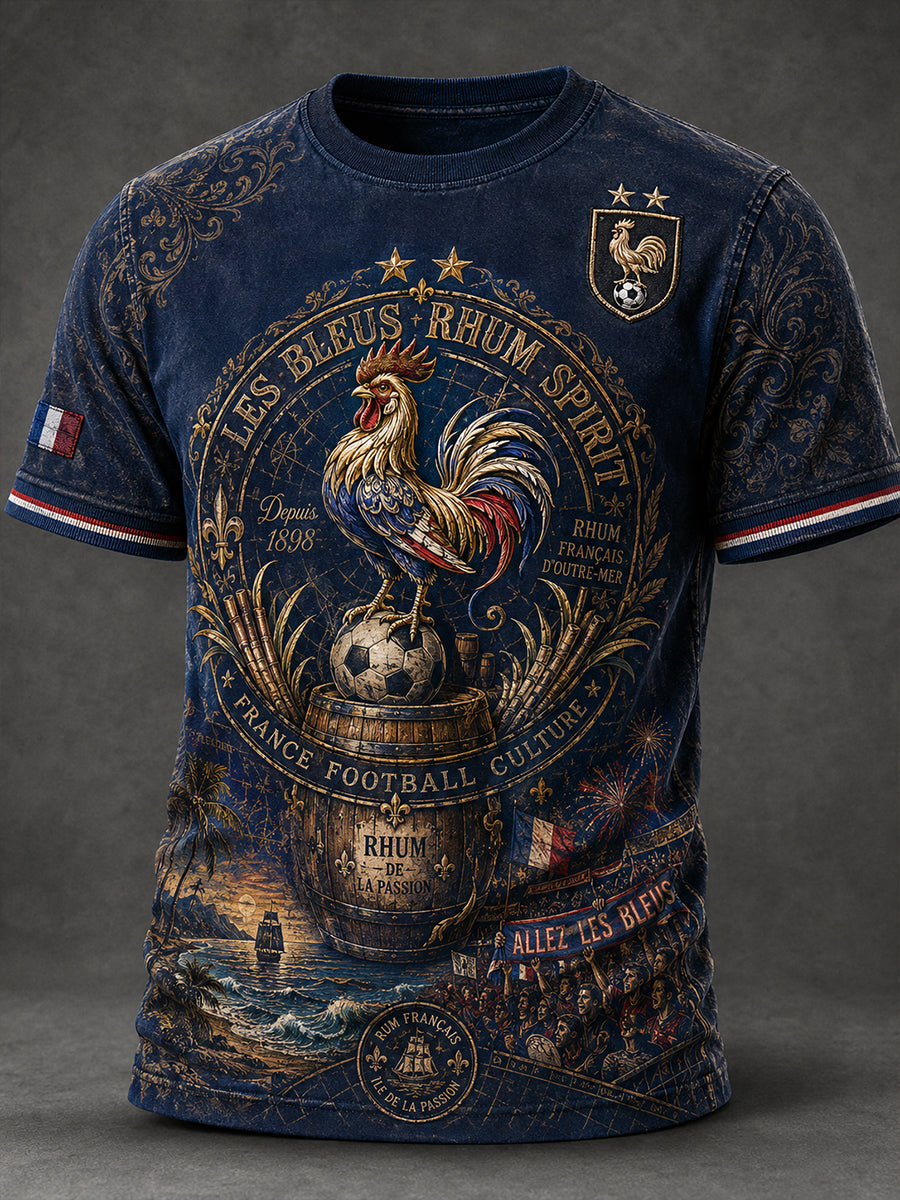 T-shirt manches courtes France Football pour homme