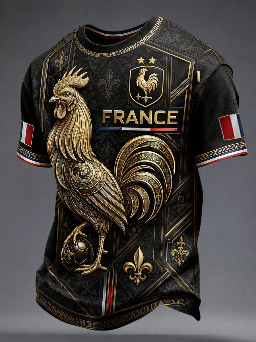 T-shirt France Football à manches courtes pour homme
