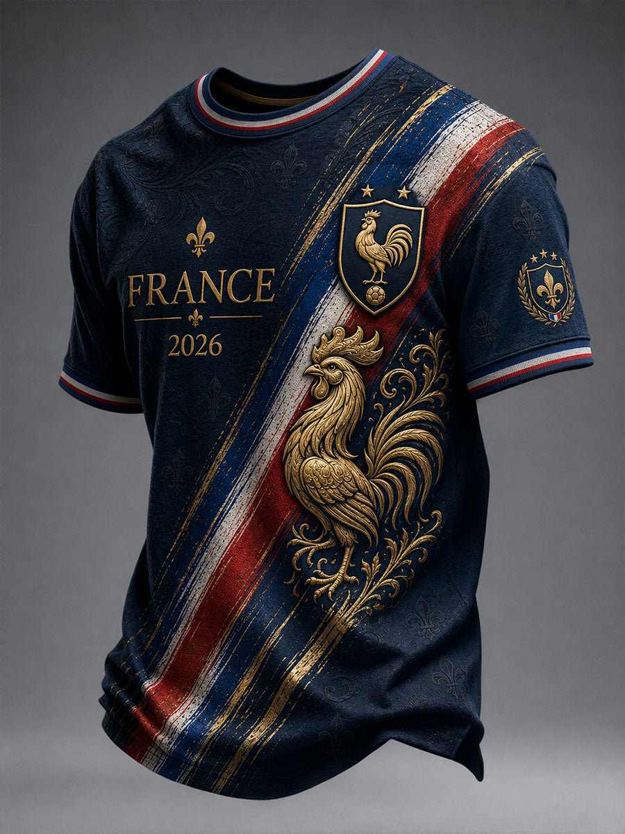 T-shirt manches courtes France Football pour homme