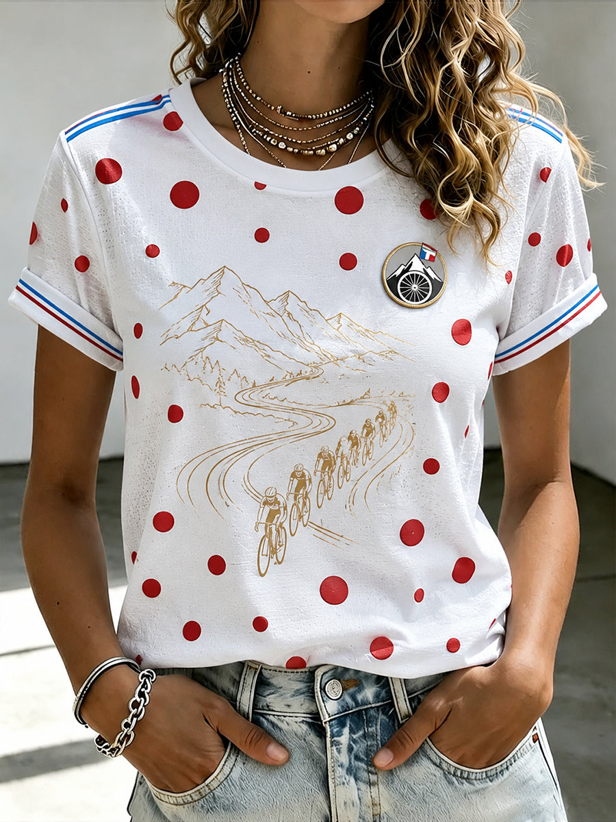 T-shirt manches courtes du Tour de France féminin