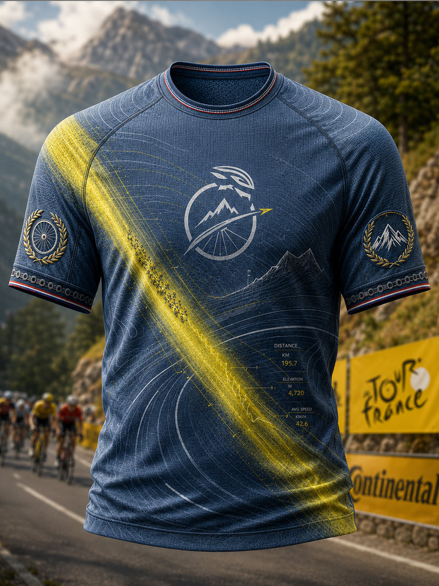 T-shirt manches courtes du Tour de France pour homme