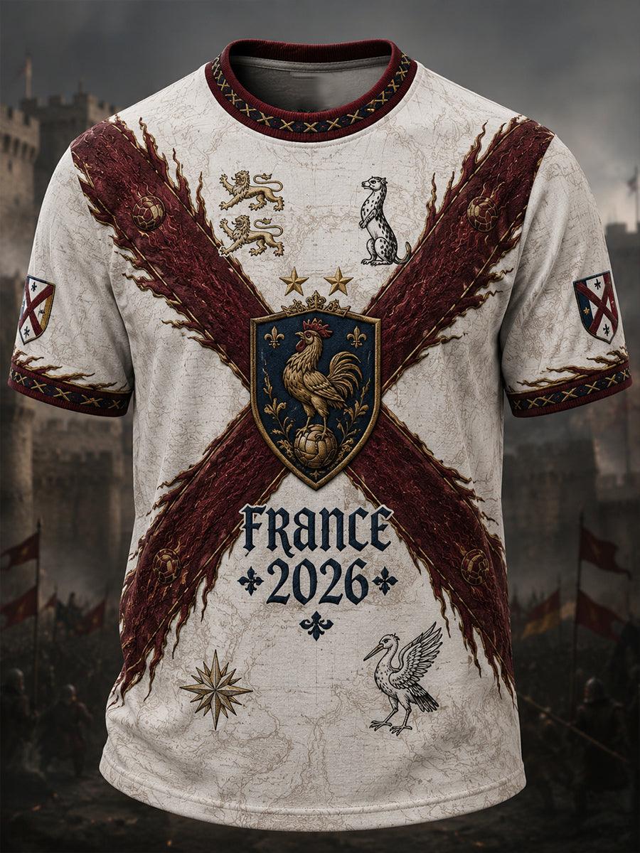 T-shirt manches courtes France Football pour homme