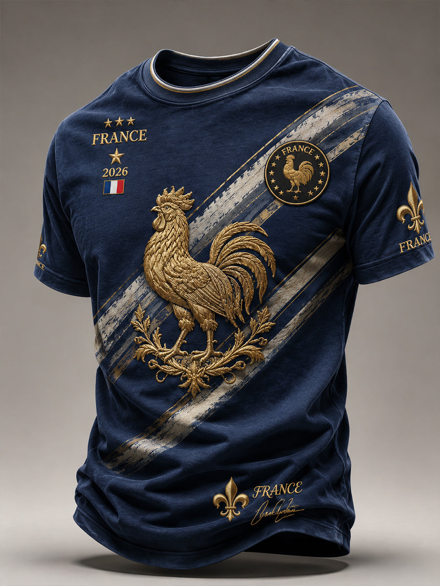 T-shirt manches courtes France Football pour homme