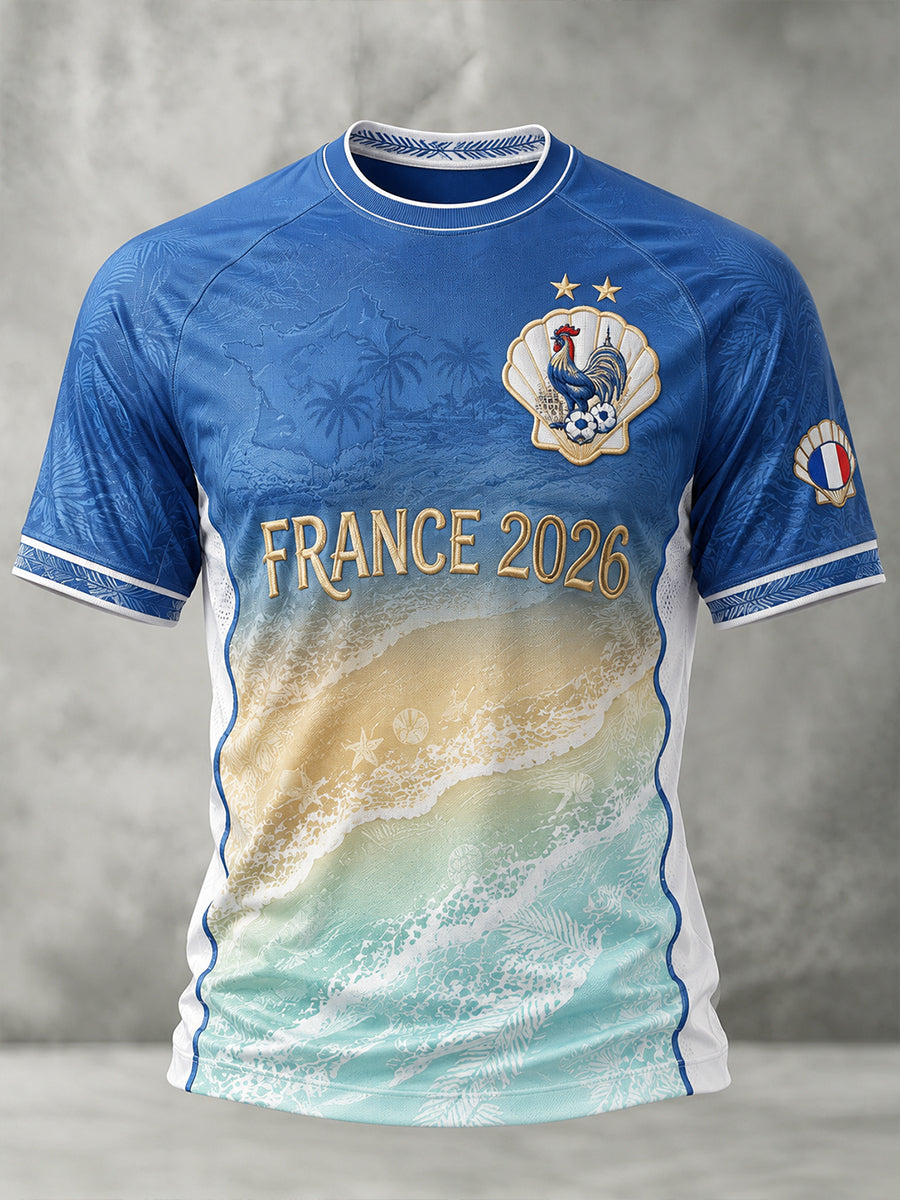 T-shirt manches courtes France Football pour homme