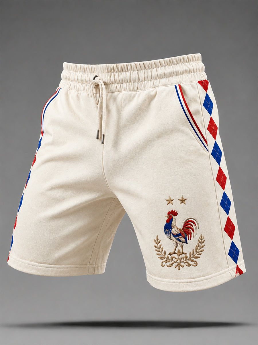 Shorts de la Fête nationale française pour hommes