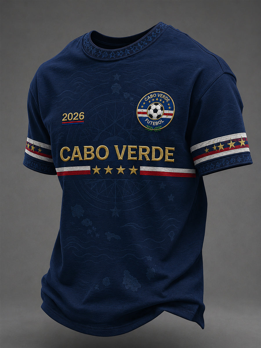 T-shirt décontracté imprimé pour hommes, cadeau idéal pour les fans de football