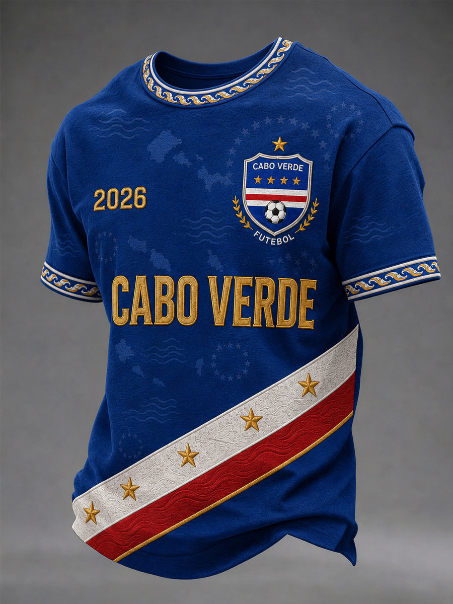 T-shirt décontracté imprimé pour hommes, cadeau idéal pour les fans de football
