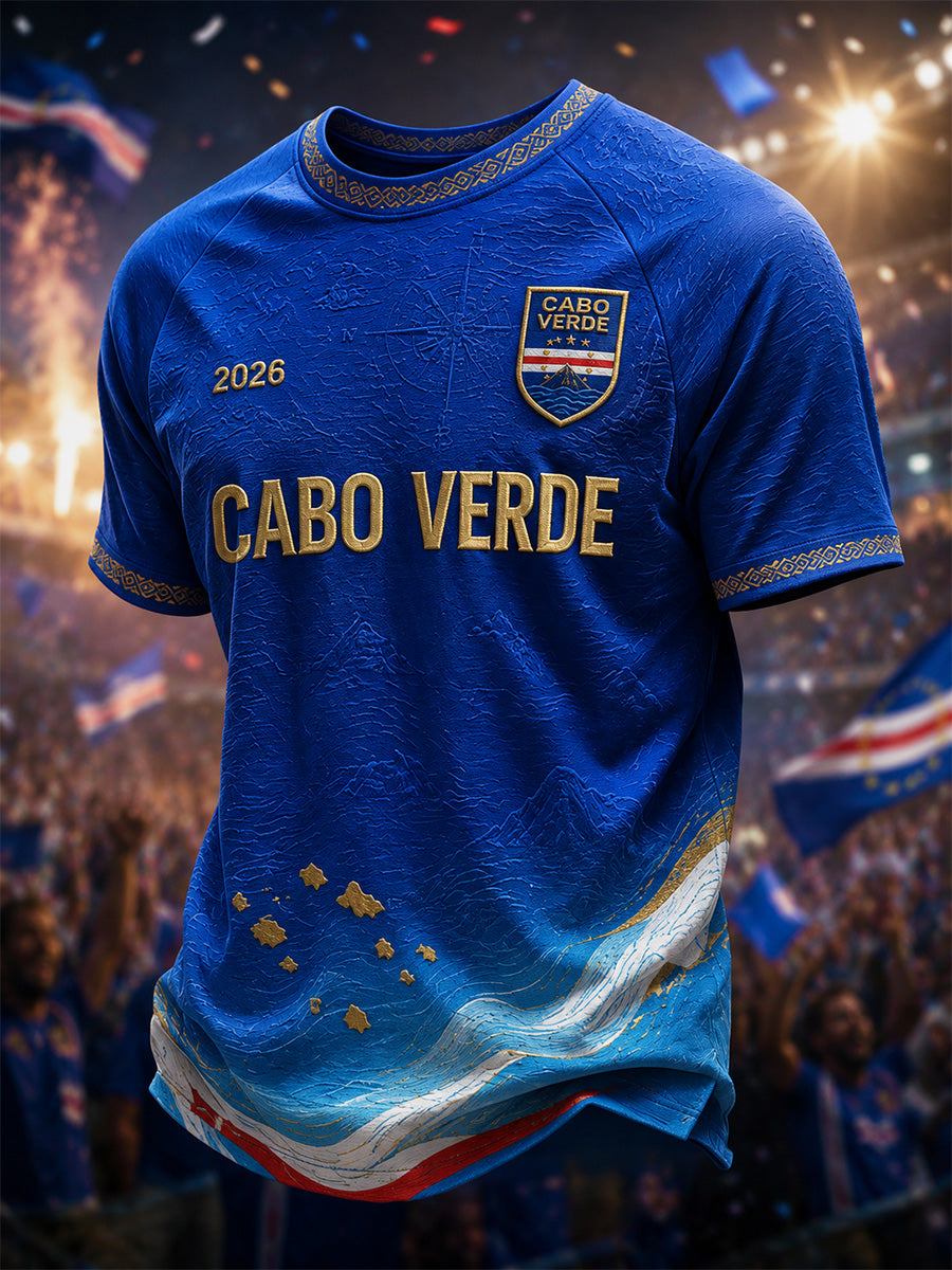 T-shirt décontracté imprimé pour hommes, cadeau idéal pour les fans de football