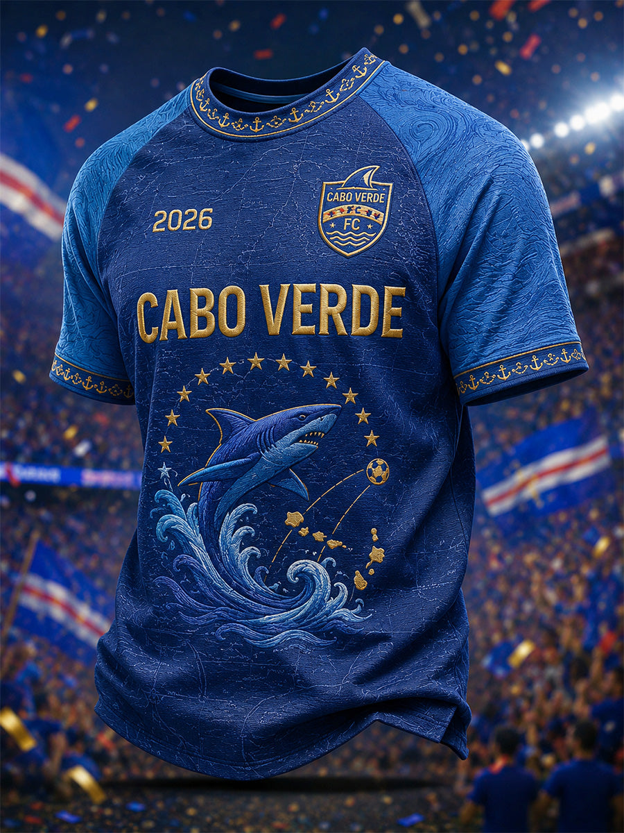 T-shirt décontracté imprimé pour hommes, cadeau idéal pour les fans de football