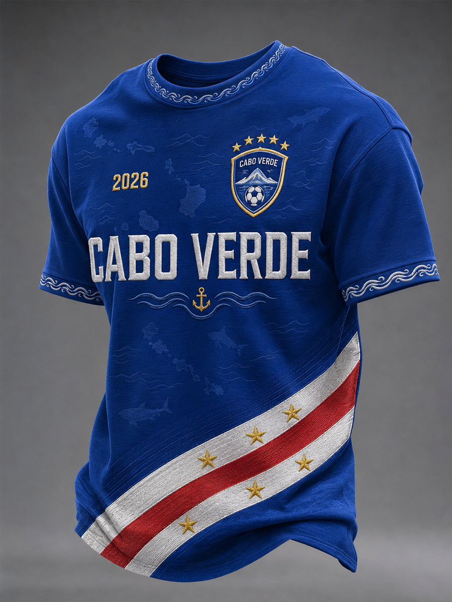 T-shirt décontracté imprimé pour hommes, cadeau idéal pour les fans de football
