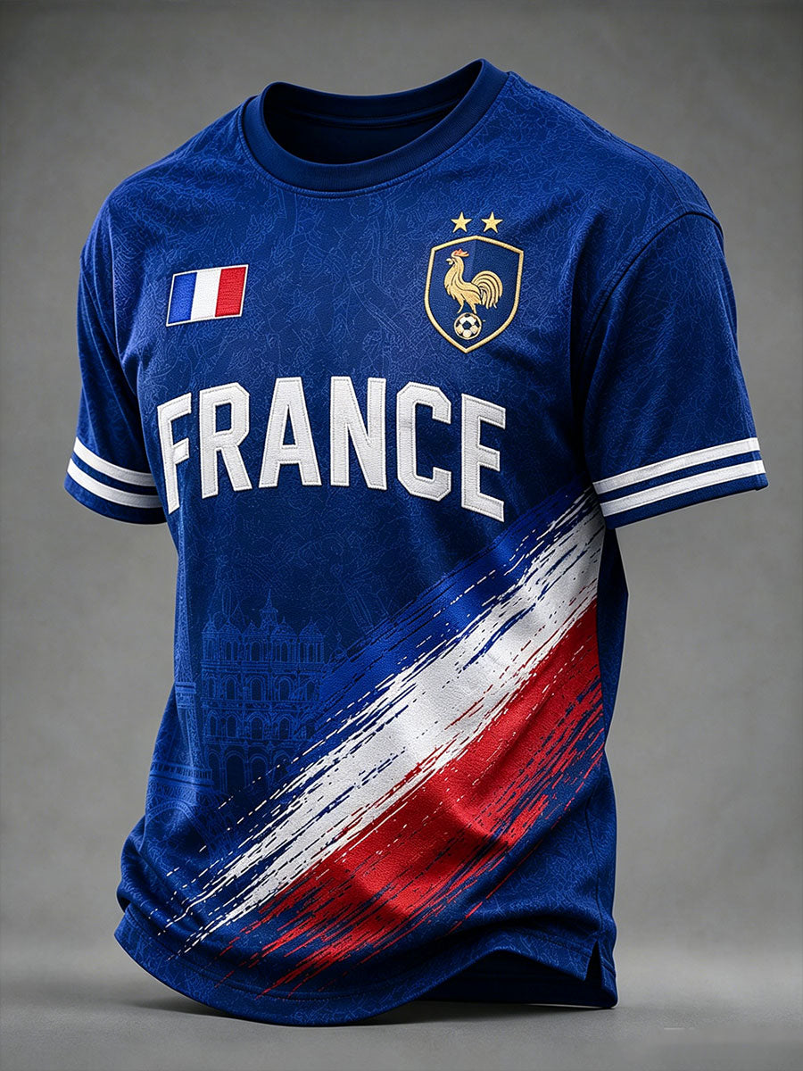 T-shirt manches courtes France Football pour homme