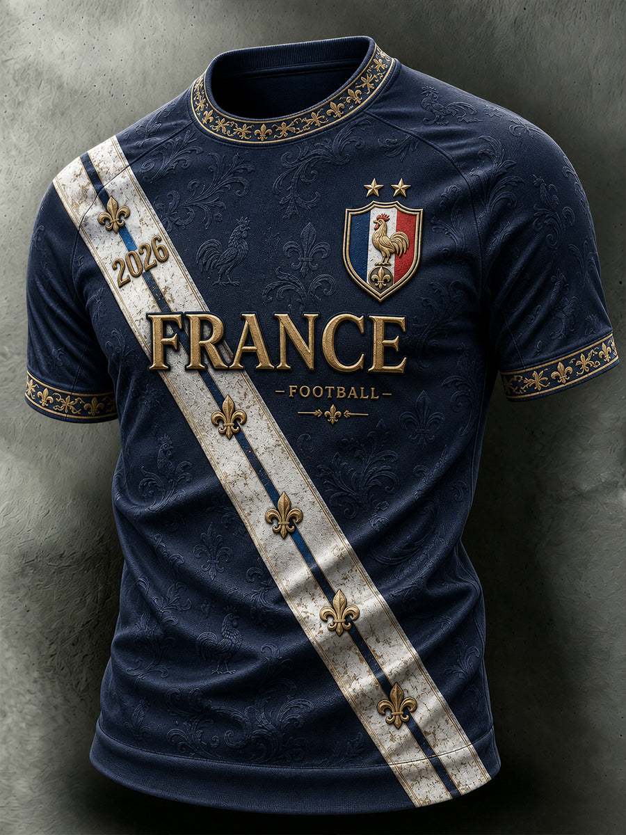 T-shirt manches courtes France Football pour homme