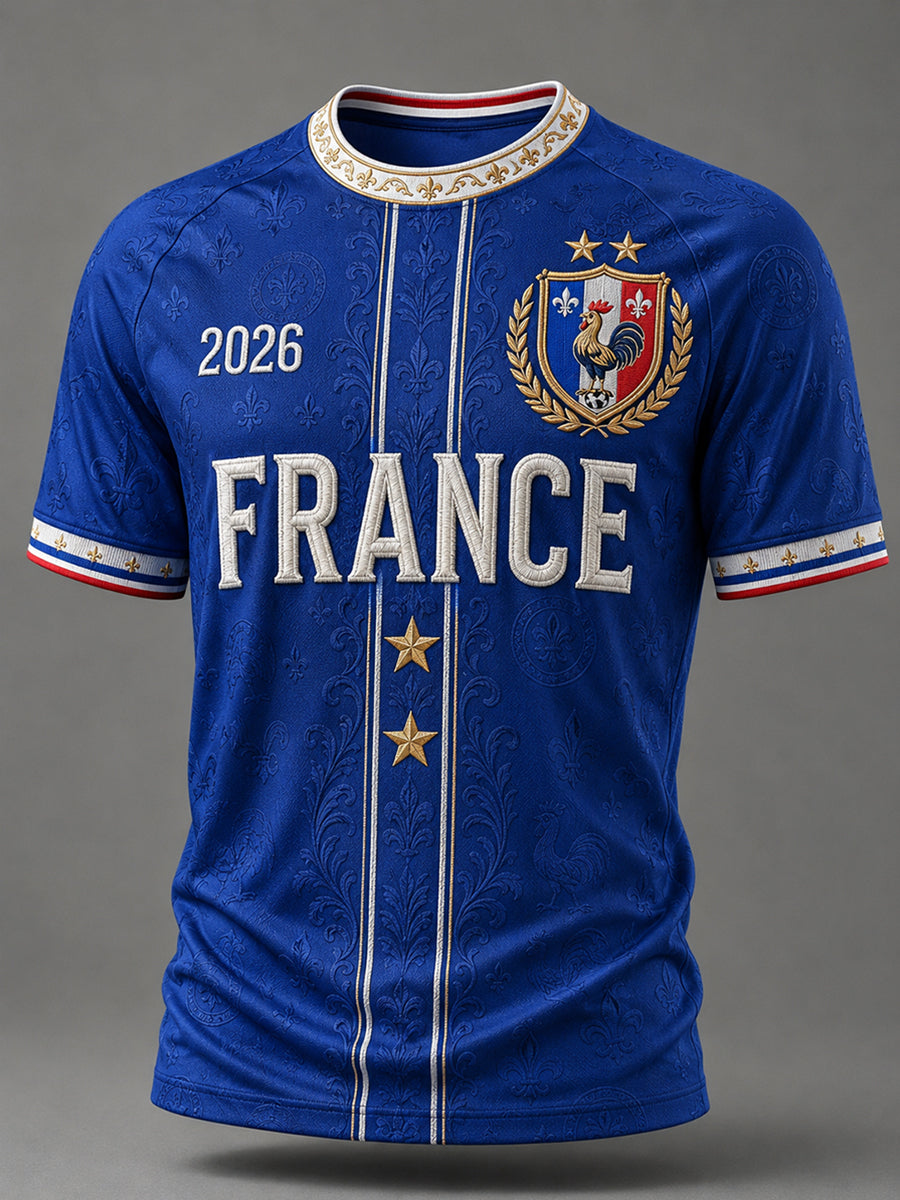 T-shirt manches courtes France Football pour homme