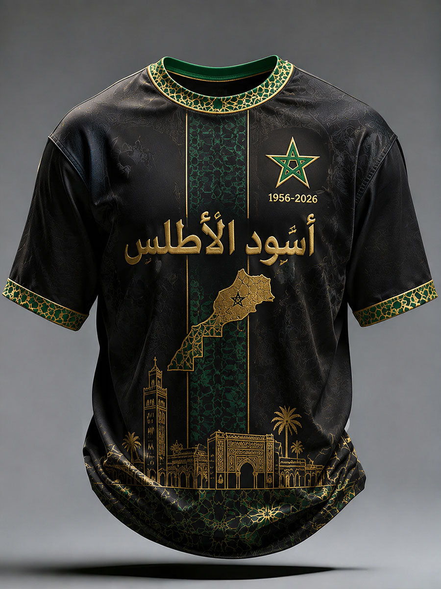 T-shirts de football du Maroc pour hommes
