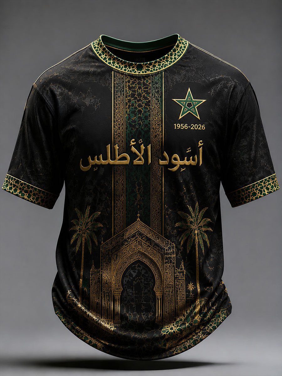 T-shirts de football du Maroc pour hommes