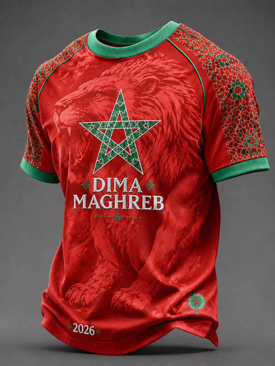 T-shirts de football du Maroc pour hommes