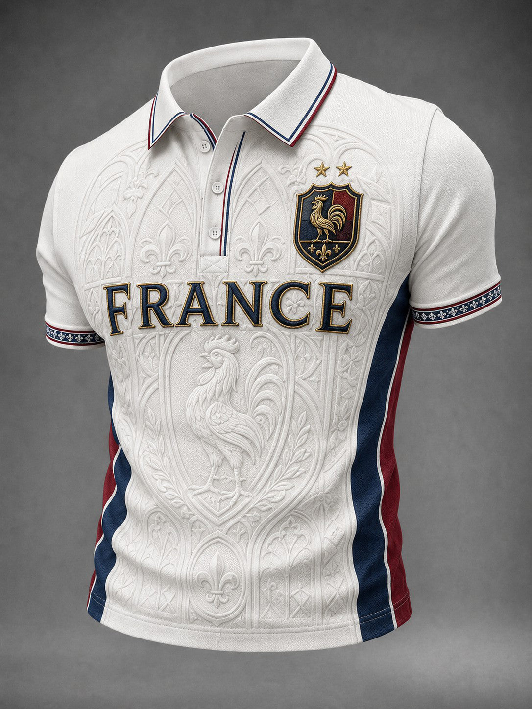 Chemise pour homme France Football imprimée