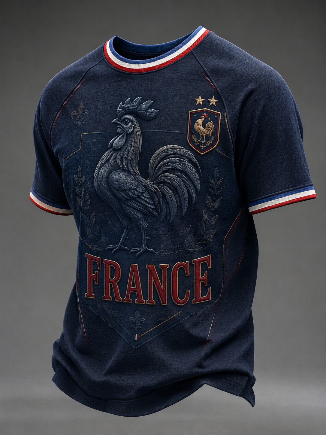 T-shirt homme imprimé France Football