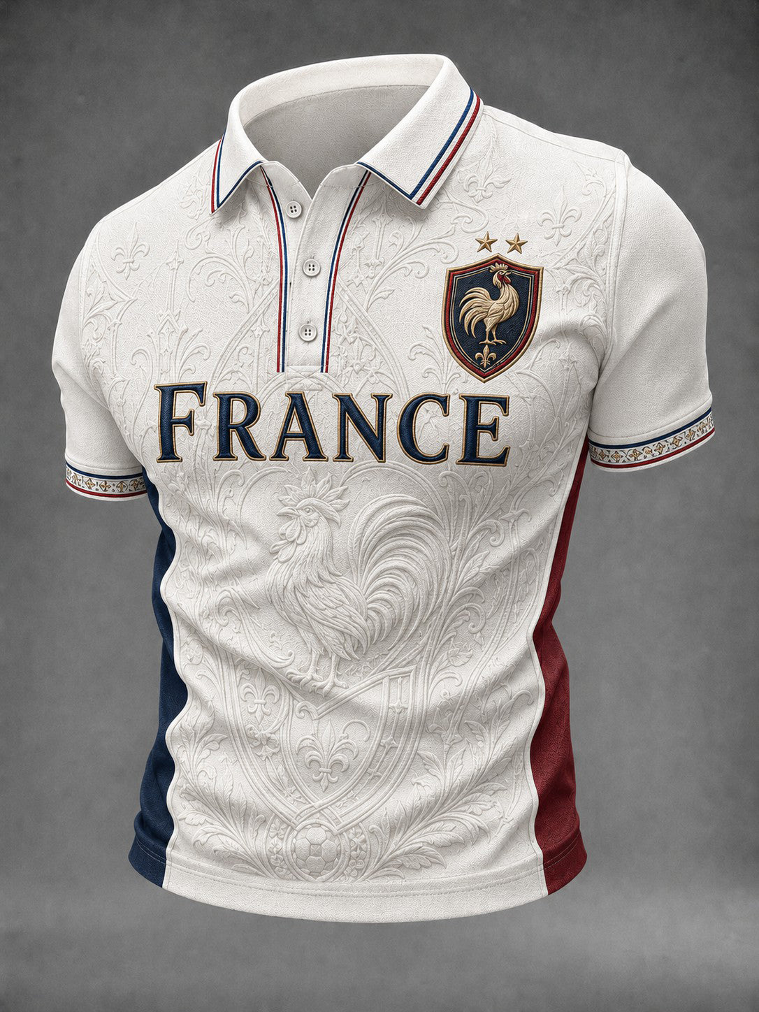 Chemise pour homme France Football imprimée