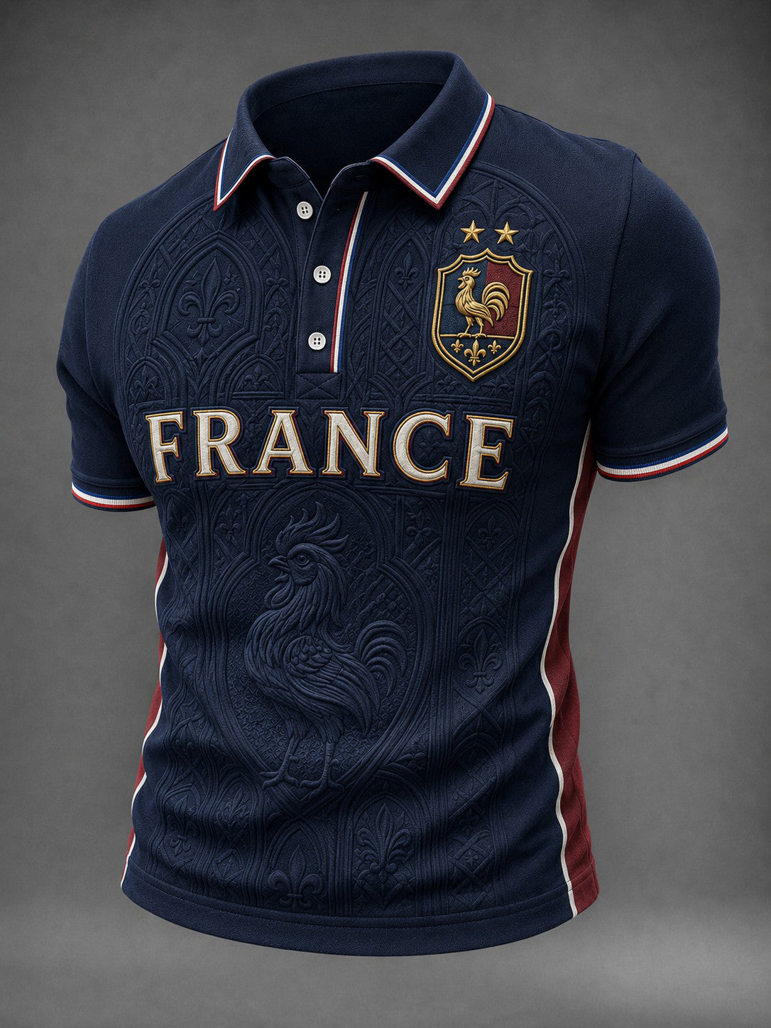 Chemise pour homme France Football imprimée