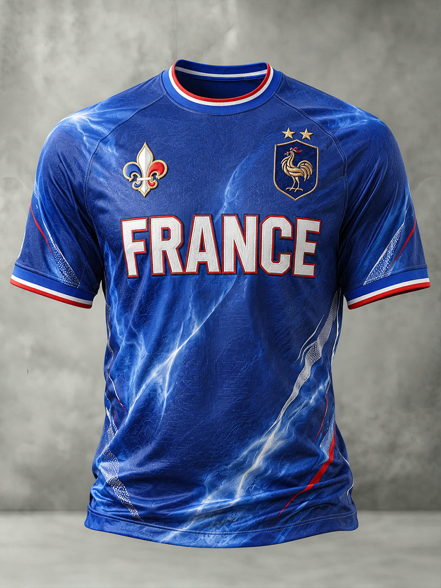 T-shirt manches courtes France Football pour homme
