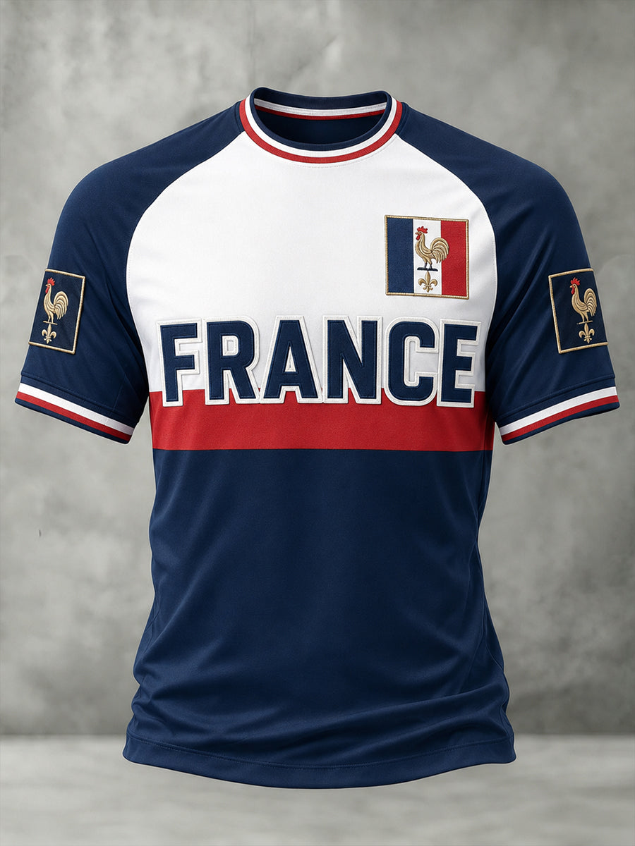 T-shirt manches courtes France Football pour homme