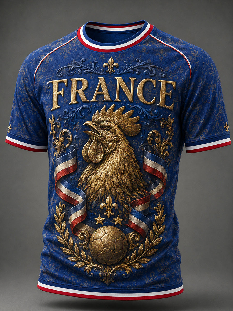 T-shirt manches courtes France Football pour homme