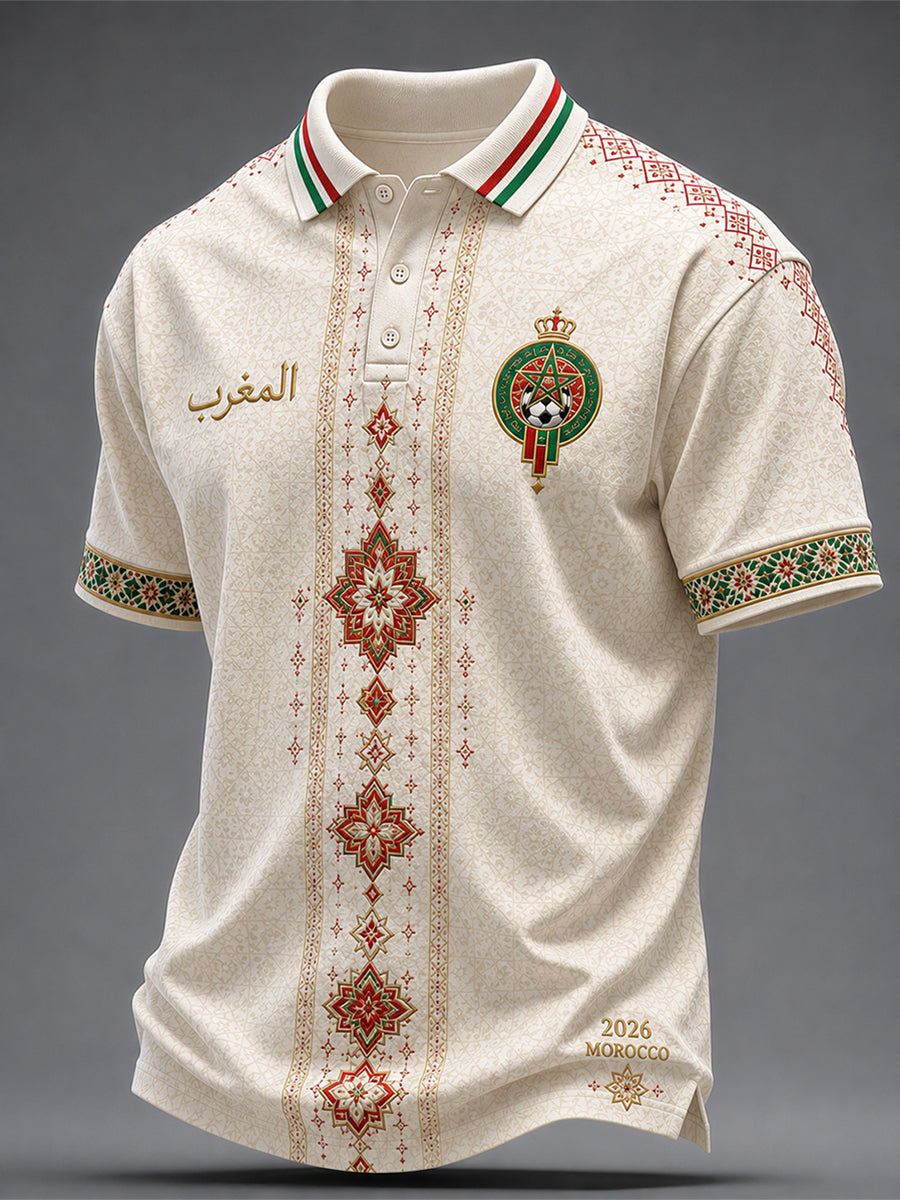 Polo de football pour homme Maroc 2026