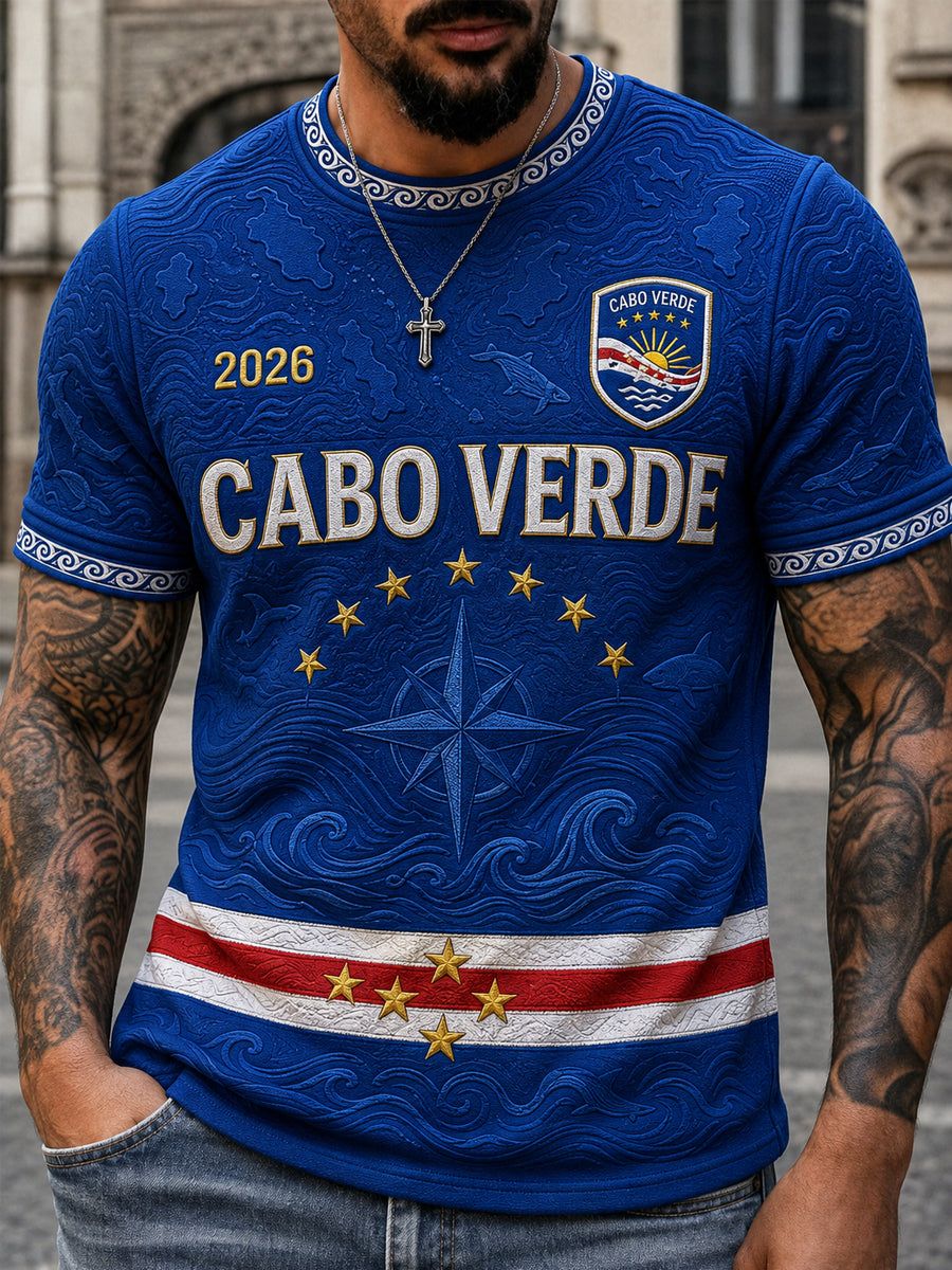 T-shirt décontracté imprimé pour hommes, cadeau idéal pour les fans de football