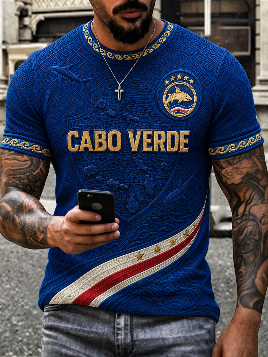 T-shirt décontracté imprimé pour hommes, cadeau idéal pour les fans de football