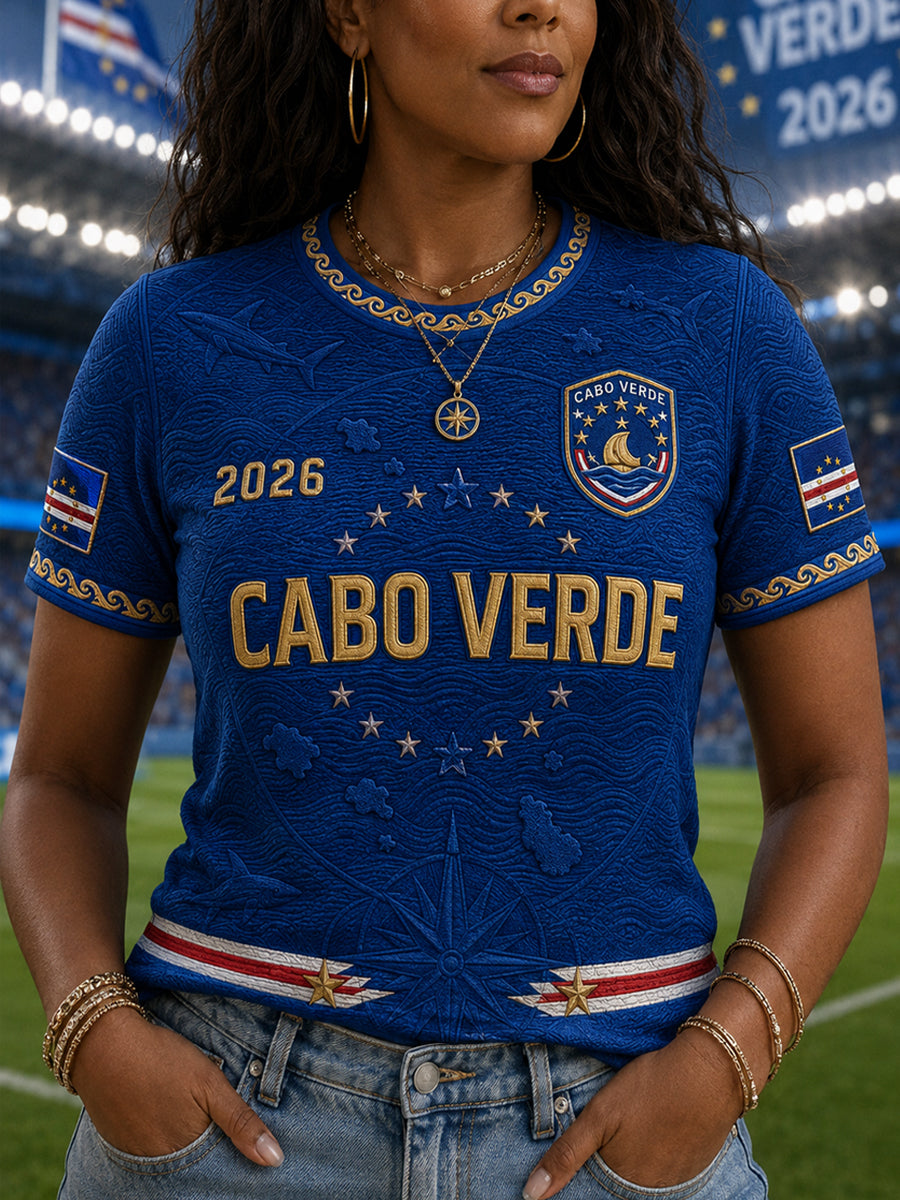 T-shirt décontracté imprimé pour femmes, cadeau idéal pour les fans de football