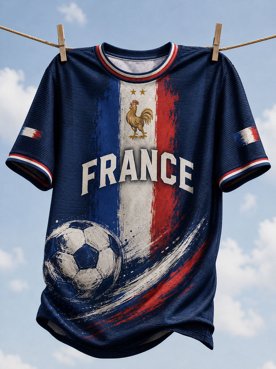 T-shirt manches courtes France Football pour homme