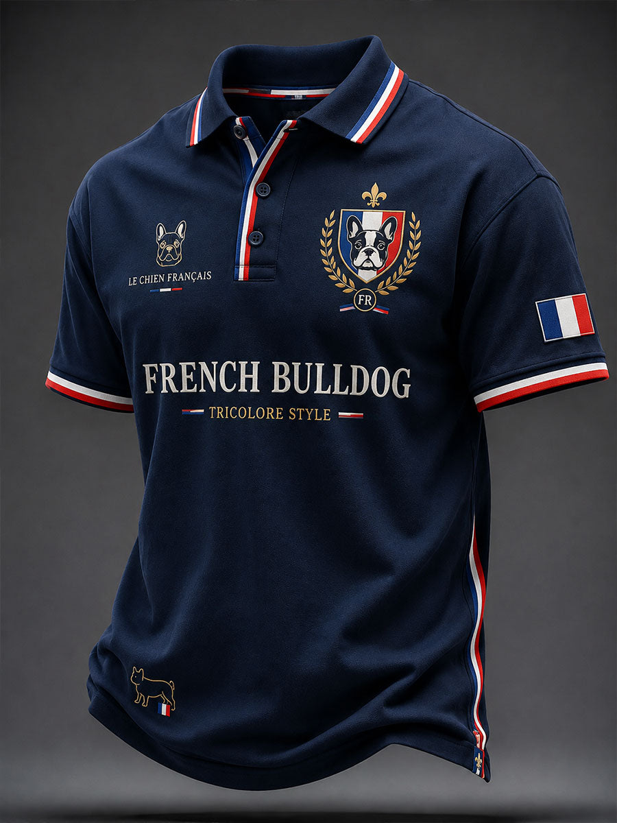 T-shirt pour homme à l’effigie d’un bouledogue français