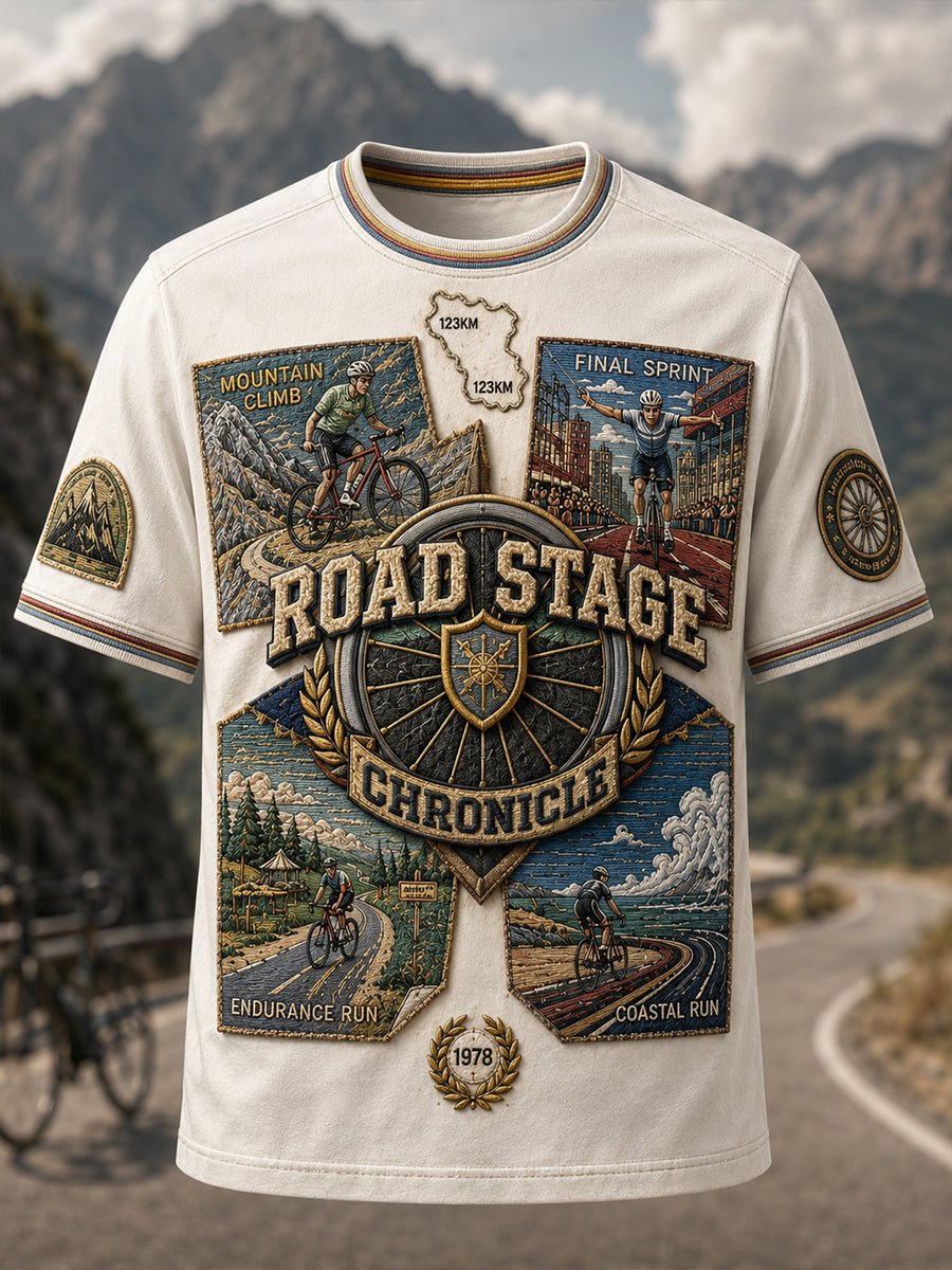 T-shirt manches courtes Tour de France pour homme