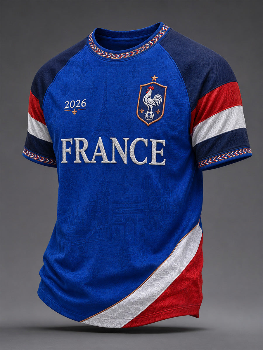 T-shirt décontracté imprimé pour hommes, cadeau idéal pour les fans de football