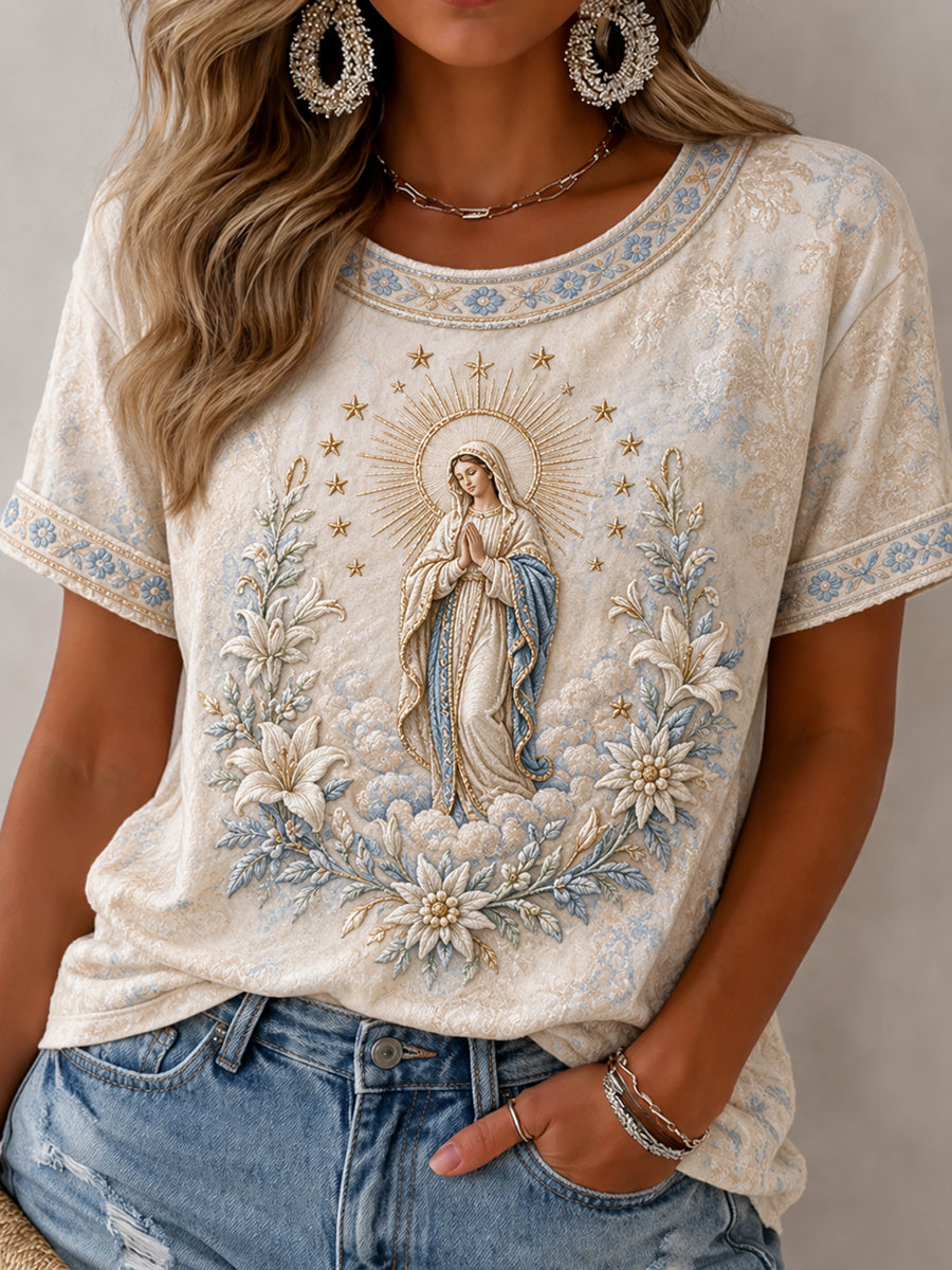 T-shirt Assomption de Marie Femme