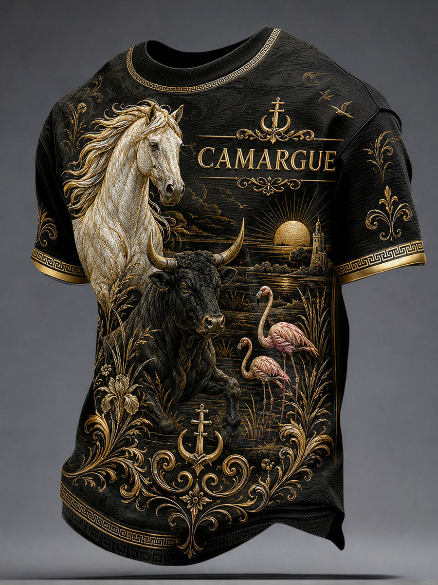 T-shirt à manches courtes Camargue pour homme